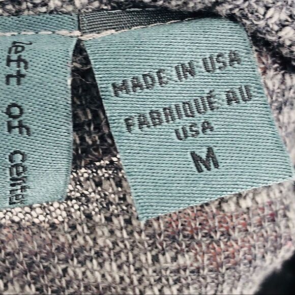 Left of Center Sz M Gray Sleeveless Slouchy Lagenlook Relaxed Fit Collar Top - Picture 8 of 10